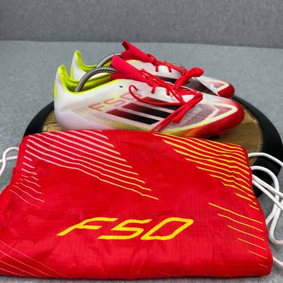 adidas Adizero F50 Elite FG Soccer Cleats Men's Size 12 Red Pure Victory Pack - Picture 1 of 8